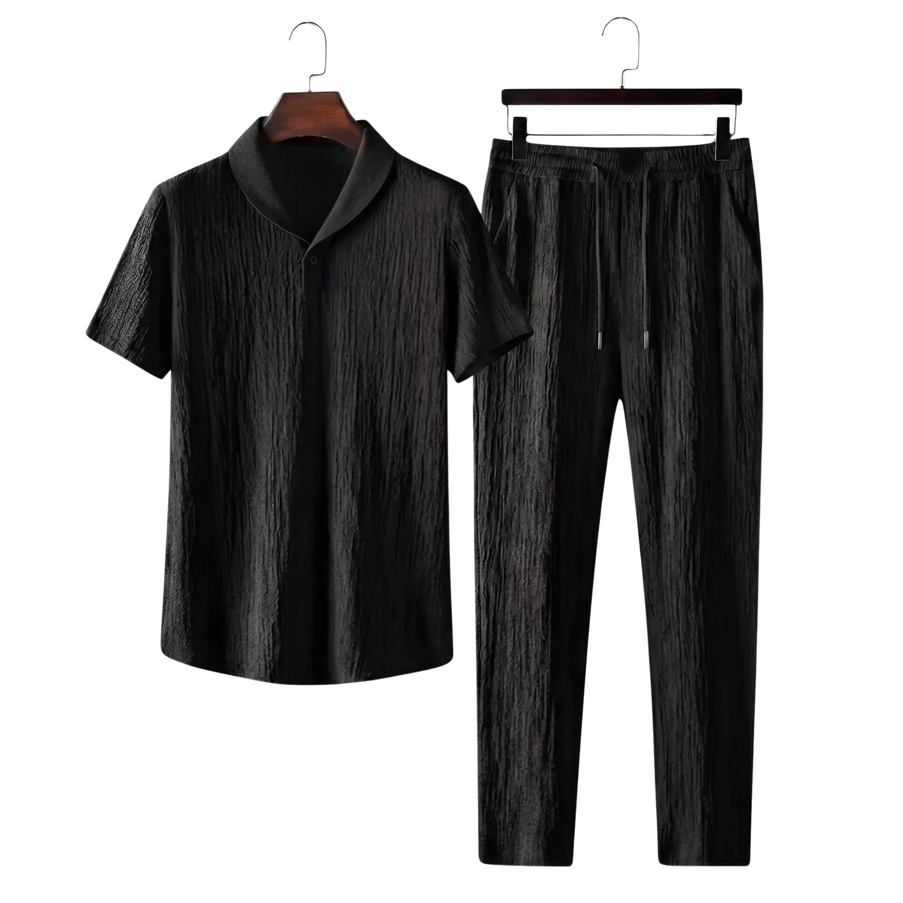 Męskie komplet letni | Prążkowany look